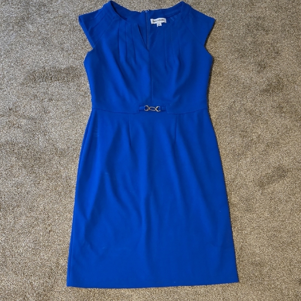 Shelby & Palmer‎ Royal Blue Midi Dress Size 10